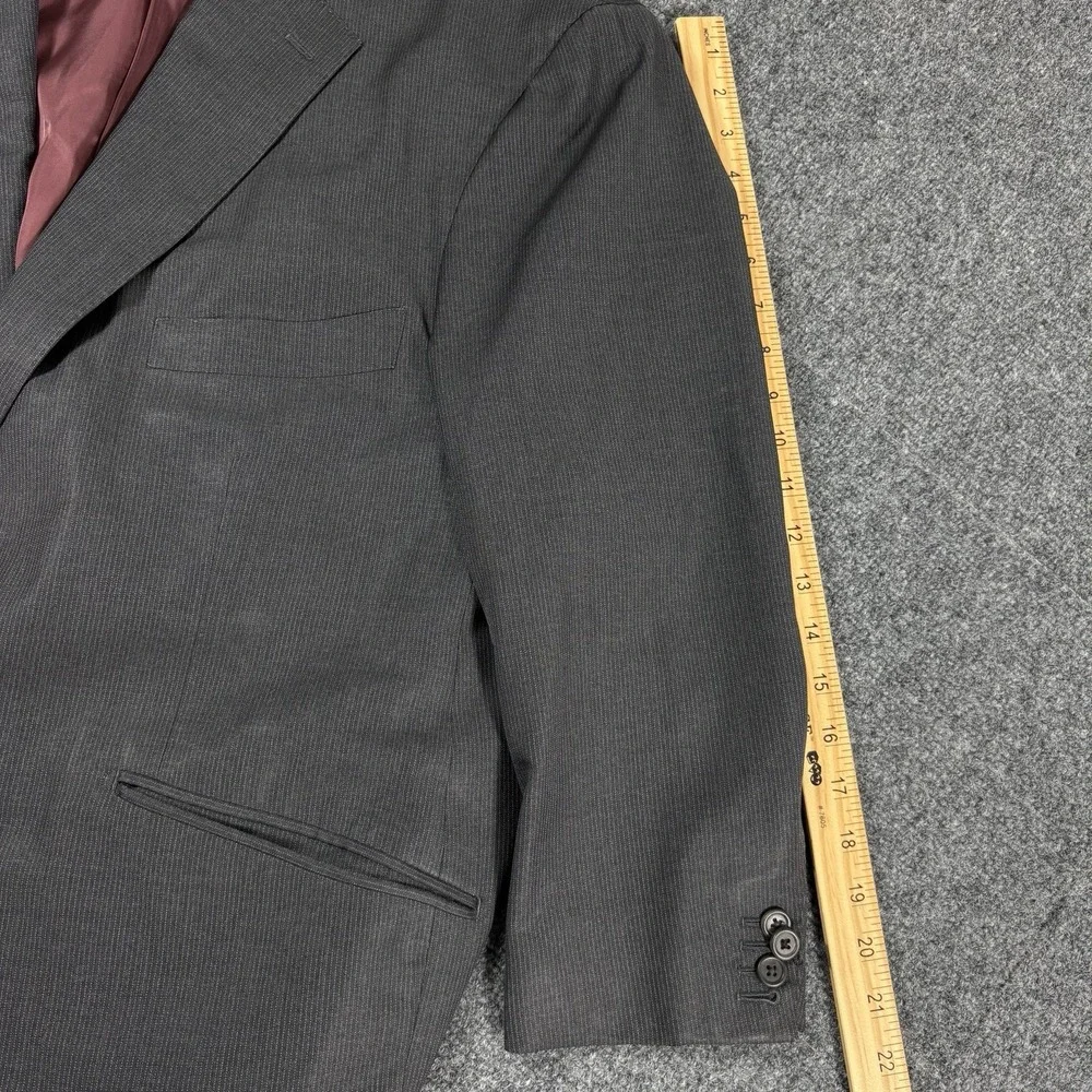 Suitsupply Blazer Mens 48S Lazio Wool Sport Coat Vitale Barberis Pinstripe Alter